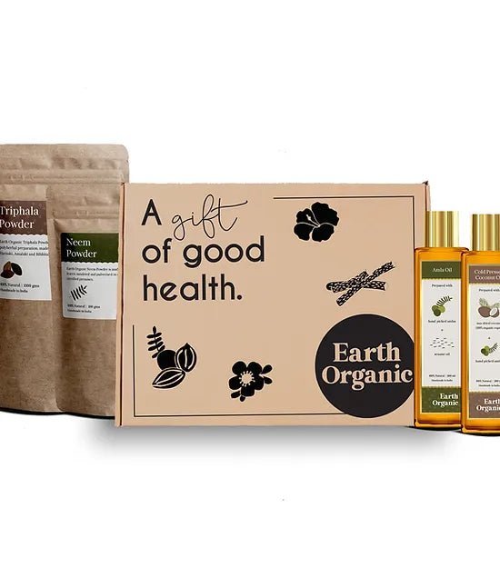 Premium Gift Set - Ayurvedic Skin Care & Hair Care - The Earth Organic